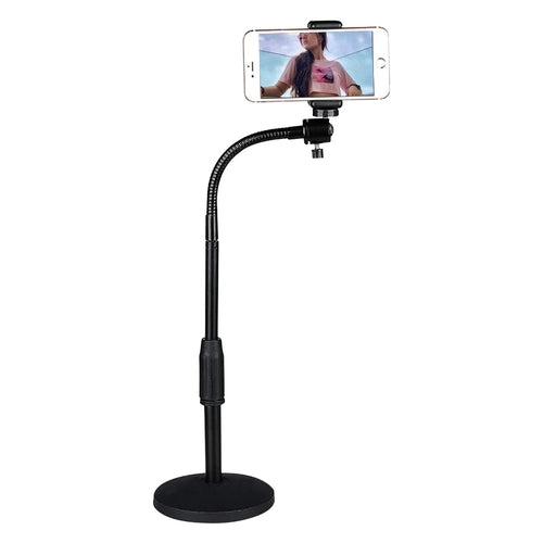 5Core Adjustable Phone Stand for Desk – Flexible Gooseneck, 360° Rotation, Heavy-Duty Metal
